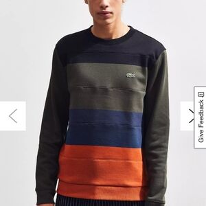 Lacoste Men's Multicolor Striped Sweater 2XL